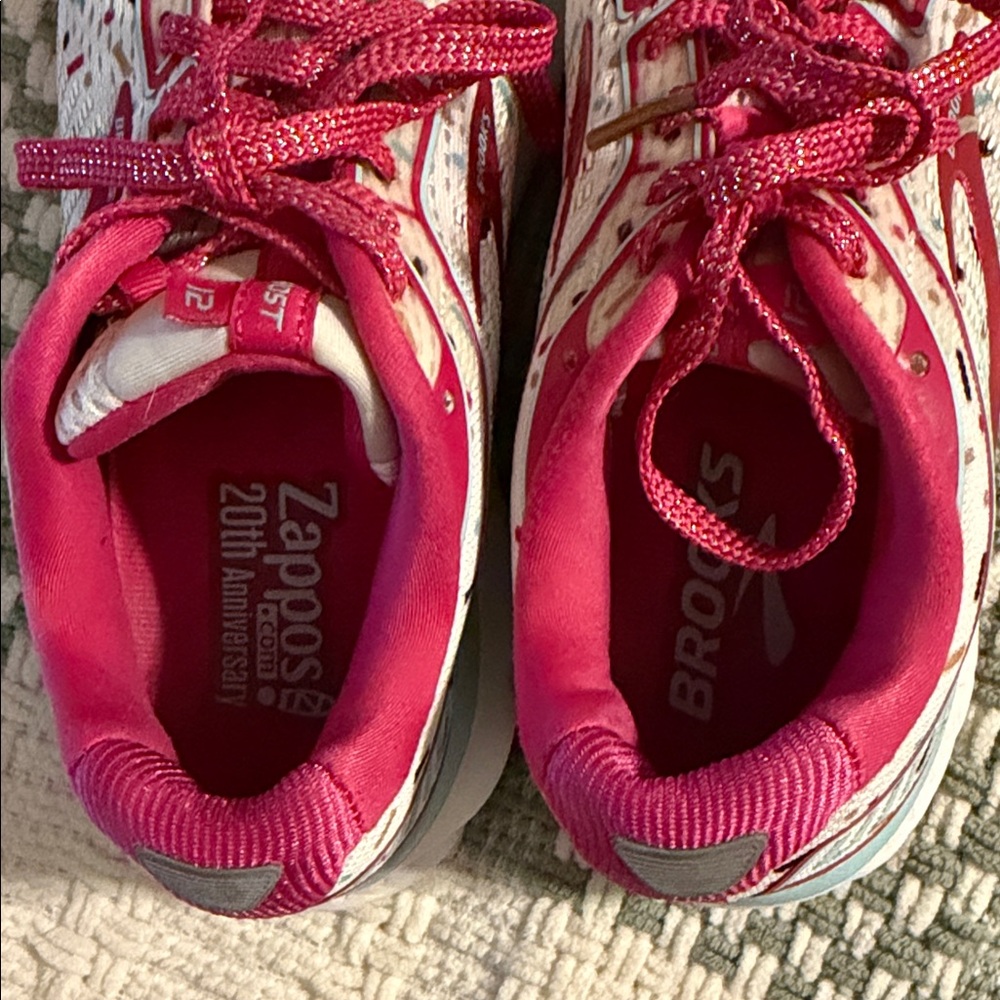 Women’s Brooks Ghost 12 Zappos 20th Anniversary “summer melts” running shoes 🩷 - Picture 7 of 7